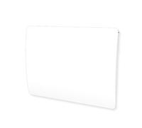 Radiateur Verre blanc à inertie fonte + film Tactile - 2000W