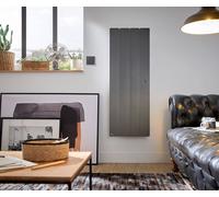 Noirot - Radiateur Électrique Fontéa Vertical - Inertie Fonte - Chauffage Connectable - Certifié Origine France Garantie, NF - Anthracite, 1000 Watt
