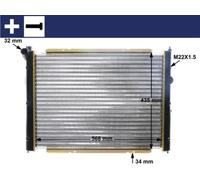 RADIATEUR VW T2 1.6-2.1 81-92