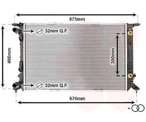 Radiateur Wasser Pour Audi A4 Avant A6 8K5 B8 2.0 TDI 1.8 TFSI 3.0 4G5 C7