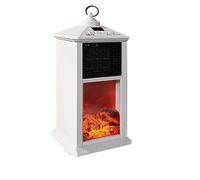 Radiateurs, Cheminée de bureau moderne et simple, cheminée design Mountain, petit ventilateur vertical de bureau à air chaud(blanc)