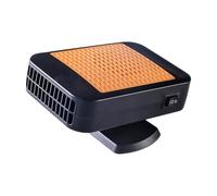 Radiateurs de voiture - Chauffage portable 12 V à 2 vitesses pour voiture - Ventilateur chauffant de voiture pour SUV, camion, véhicule d'hiver, camping, déplacements climatiques