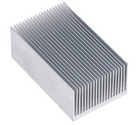 Radiateurs électroniques en aluminium haute performance Évite de chaleur pour le module de puissance de la puce CPU 2pcs extrudé en alliage en aluminium anodisé 100 x 60 x 39 mm (Kein Backing -Kleber)