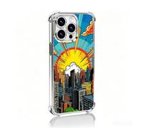Radiating brilliant light Four-corner airbags phone case TPU for iPhone 13
