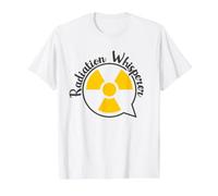 Radiation Whisperer - Bulle de Discours avec Panneau de rayonnement T-Shirt Graphique avec Valeur, Homme, Blanc, S