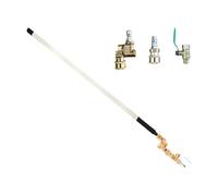 Radiator Cleaner Wand, Heavy Duty Flush Tool, 22.44 inches Leak Proof Radiators Blower, 180 Degree Rotating Flush Device, Precision Cleaning for Car RV HVAC AC Refrigerator Systems
