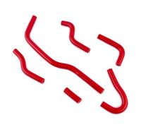 Radiator Coolant Hose for TT MK1 S3 8L 225 1.8T 8N 2003 2004 2005 2006 1999 2000 2001 2002 Silicone Carbon Canister Hose Kit Radiator Hose Car Parts(Red)