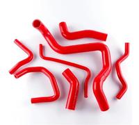 Radiator Coolant Hose for VW for Bora for Golf MK4 for Jetta 1.8T AUM AUQ Silicone Radiator Hose Pipe Kit Car Radiator Hose Coolant Water Hose(Red)