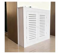 Radiator Cover Grill Slats Cabinet Facile à Nettoyer Armoire Chauffante Avecrangement Protection Radiateur Salle de Bain, Cuisine(50x80x15cm/19.69x31.5x5.91in)