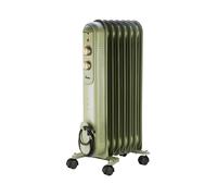 RADIATORE AD OLIO CURVY 7 RETRO' 7 ELEMENTI AR4R07VIN VERDE 1500W