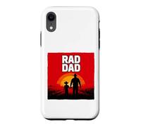Radical Dad Père et Fils Farmer Cowboys Western Sunset Coque pour iPhone XR