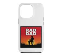 Radical Dad Père et Fils Rodeo Cowboys Western Sunset Coque pour iPhone 13 Pro
