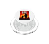 Radical Dad Père et Fils Rodeo Cowboys Western Sunset PopSockets PopGrip pour MagSafe