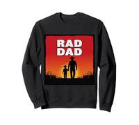 Radical Dad Père et Fils Rodeo Cowboys Western Sunset Sweatshirt