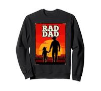 Radical Dad Père et Fils Rodeo Cowboys Western Sunset Sweatshirt