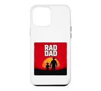 Radical Dad Western Style Père et Fils Coucher de Soleil Coque pour iPhone 12 Pro Max