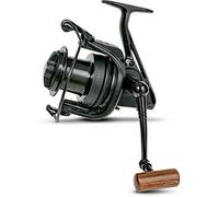 Radical Insist LS-M 8000 Moulinet à Carpe avec poignée en Bois Noble pour la pêche à la Carpe à Longue Distance Construction très Robuste Noir