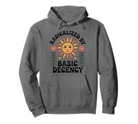 Radicalisé par Basic Decency Boho Sun Celestial Face Femmes Sweat à Capuche