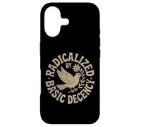 Radicalisé par Basic Decency Freedom Dove Peace Women Coque pour iPhone 17
