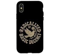 Radicalisé par Basic Decency Freedom Dove Peace Women Coque pour iPhone X/XS