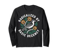 Radicalisé par Basic Decency Retro Peace Bird Women Manche Longue