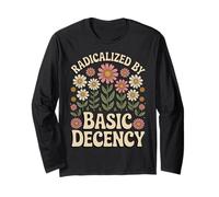 Radicalisé par Basic Decency Retro Wild Floral Women Manche Longue