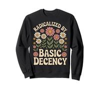 Radicalisé par Basic Decency Retro Wild Floral Women Sweatshirt