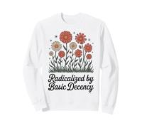 Radicalisé par Basic Decency Wild Flowers Retro Women Sweatshirt