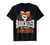 Radicalisé par Les bibliothèques publiques Lecture bibliothécaire Rat de bibliothèque T-Shirt