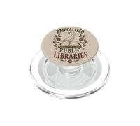 Radicalisé par Un Amateur de Livres de bibliothèques publiques PopSockets PopGrip pour MagSafe