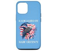 Radicalized by Basic Decency Flag Pro Democracy Anti Fascism Coque pour iPhone 12/12 Pro