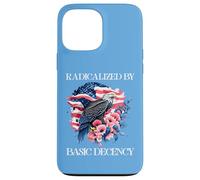 Radicalized by Basic Decency Flag Pro Democracy Anti Fascism Coque pour iPhone 13 Pro Max