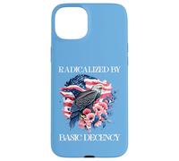 Radicalized by Basic Decency Flag Pro Democracy Anti Fascism Coque pour iPhone 15 Plus