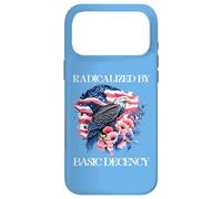 Radicalized by Basic Decency Flag Pro Democracy Anti Fascism Coque pour iPhone 17 Pro Max