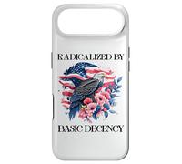 Radicalized by Basic Decency Flag Pro Democracy Anti Fascism Coque pour iPhone Air