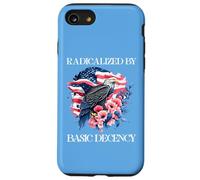 Radicalized by Basic Decency Flag Pro Democracy Anti Fascism Coque pour iPhone SE (2020) / 7/8