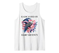Radicalized by Basic Decency Flag Pro Democracy Anti Fascism Débardeur