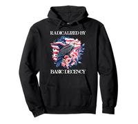 Radicalized by Basic Decency Flag Pro Democracy Anti Fascism Sweat à Capuche