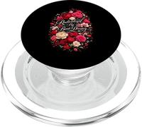 Radicalized by Basic Decency Shirt Women Floral PopSockets PopGrip pour MagSafe