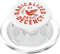 Radically by Basic Decency Citation féministe Silhouette d'oiseau PopSockets PopGrip pour MagSafe