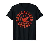 Radically by Basic Decency Citation féministe Silhouette d'oiseau T-Shirt