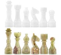 RADICALn Pièces d'échecs (White & Green Onyx)