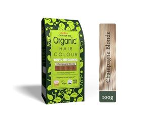 RADICO Coloration pour cheveux biologique - Colour Me Organic - Couleur - Blond champagne - Champagne Blond - 100g
