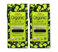 Radico Lots de 2 boîtes de coloration végétale Colour Me Organic, brun foncé (bio, végan, cosmétique naturel)