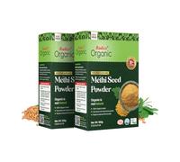 Radico ORGANIC METHI 100% Naturel BIO Organic Vegan Croissance des Cheveux, Anti-Perte, Anti-Vieillissement, Care, Volume, Poudre Nourrissante Masque Cheveux et Shampoing 2 en 1 avec ECOCERT, HALAL