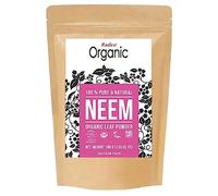 Radico | Poudre de feuille de neem 100 % biologique | Nettoyage et soin des cheveux | Antibactérien | Contre le cuir chevelu gras et les pellicules | Paquet d'herbes ayurvédiques | Végétalien | 2 x