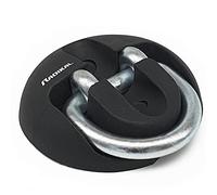RADIKAL RK54 Ancrage au Sol pour Moto à Haute Sécurité, Arceau Soudé ø14 Repliable en Acier Cémenté, 4 Boulons d'Expansion, Antivol de Sécurité Fixation Moto Velo Mur Ancre Garage Chaine Parking