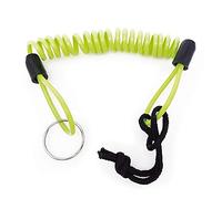 RADIKAL RKREM Cable de Rappel Enroulé avec Anneau pour Frein, Plus Adaptable, Rappel Universel pour Bloque Disque Moto, Casque, Scooter, Velo, Trottinette Electrique, Jaune