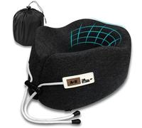 Radikor Coussin de Voyage, Oreiller de Voyage Memoire Forme, Coussin Voyage Avion Adulte Ergonomique Travel Neck Pillow avec Sac de Rangement pour Avion Voiture Train Bureau