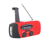 Radio à manivelle - Météo d'urgence Portable, Radio à énergie Solaire, Dispositif d'alerte de Charge USB | Support fiable de Survie tempêtes pour Le Camping, la randonnée, Le Bureau à Domicile, la